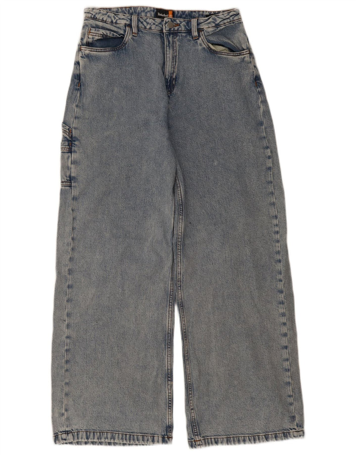 Timberland Herre Cargo Jeans med brede ben W31 L32 Blå Bomuld