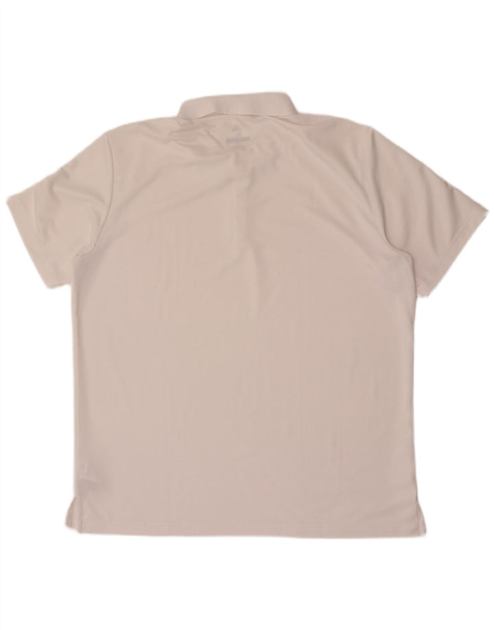 Adidas Herre Golf Polo Shirt XL Hvid Polyester