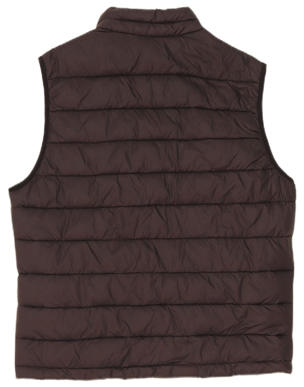 Jack & Jones Polstret Gilet til mænd UK 40 Stor sort nylon