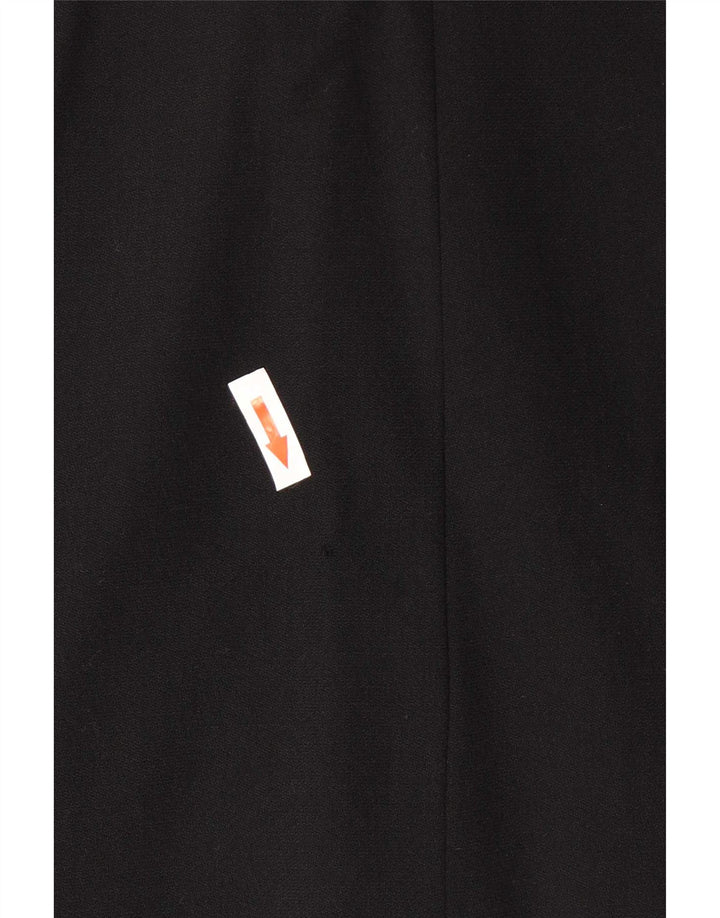 Marella Dame 4 Button Blazer Jacket UK 12 Medium Black New Wool