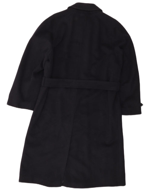 WESTBURY Mens Overcoat UK 36 Small Navy Blue Wool