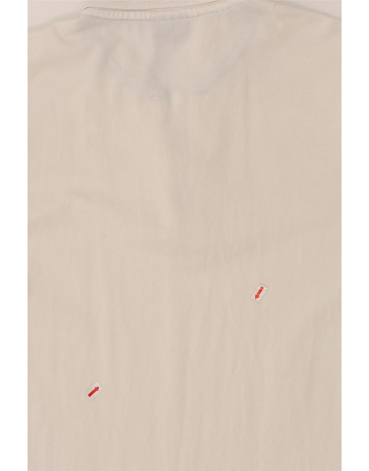 LEE Womens Polo Shirt UK 16 Large White Cotton Vintage Lee and Second-Hand Lee from Messina Hembry 