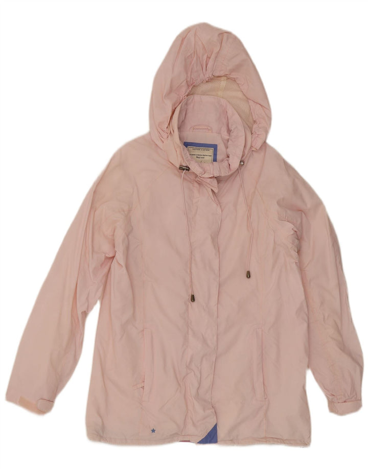 Joules Dame Hætte Oversized regnjakke UK 8 Small Pink