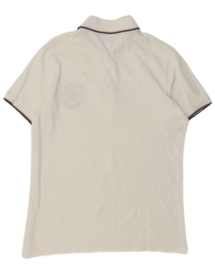 Replay Herre Polo Shirt XL Hvid Bomuld Klassisk