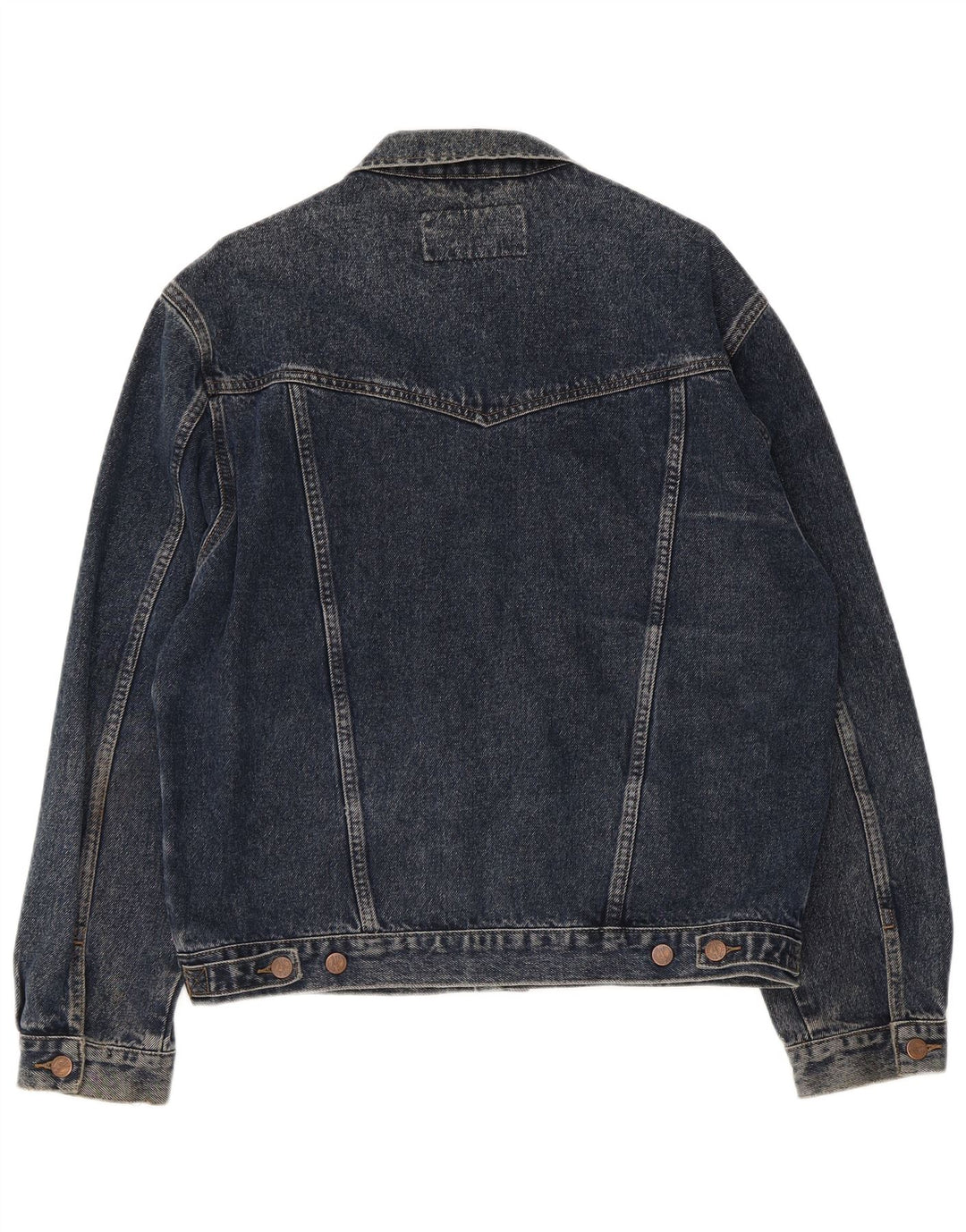 Wrangler Herre denimjakke UK 40 Stor marineblå bomuld
