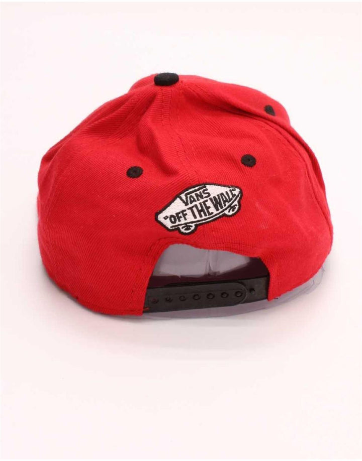 Vans Herre Grafisk Snapback Cap One Size Rød