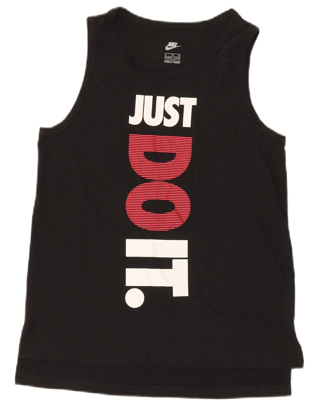 Nike drenge grafisk vest top 13-14 år XL sort polyester
