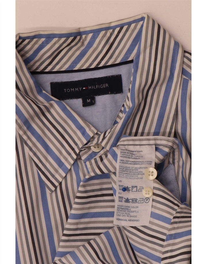 Tommy Hilfiger Herreskjorte Medium Blue Pinstripe Bomuld
