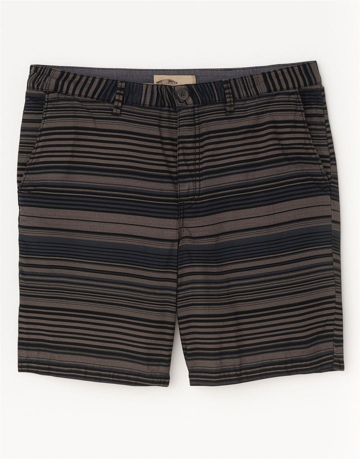 Vans Herre Casual Shorts W34 store blå stribet bomuld