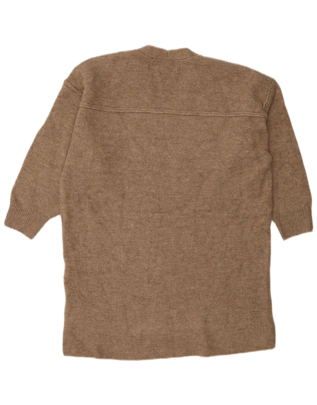 Superdry Womens Oversized V-hals sweater UK 12 Medium Brun Akryl