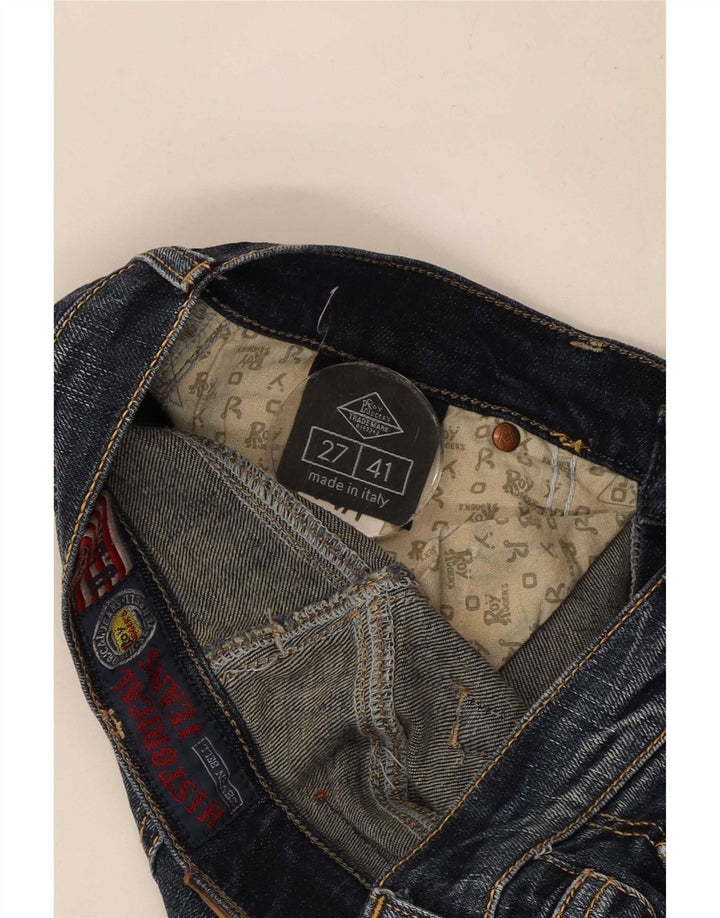Roy Rogers Dame Slim Jeans IT 40 Small W27 L27 Blå Bomuld