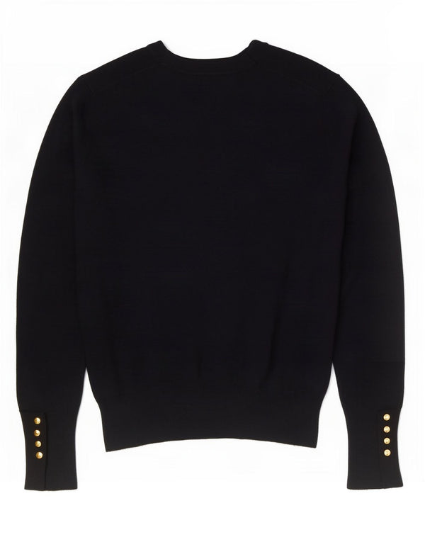 Zara Dame sweater med rund hals DK 12 Medium Navy Blue