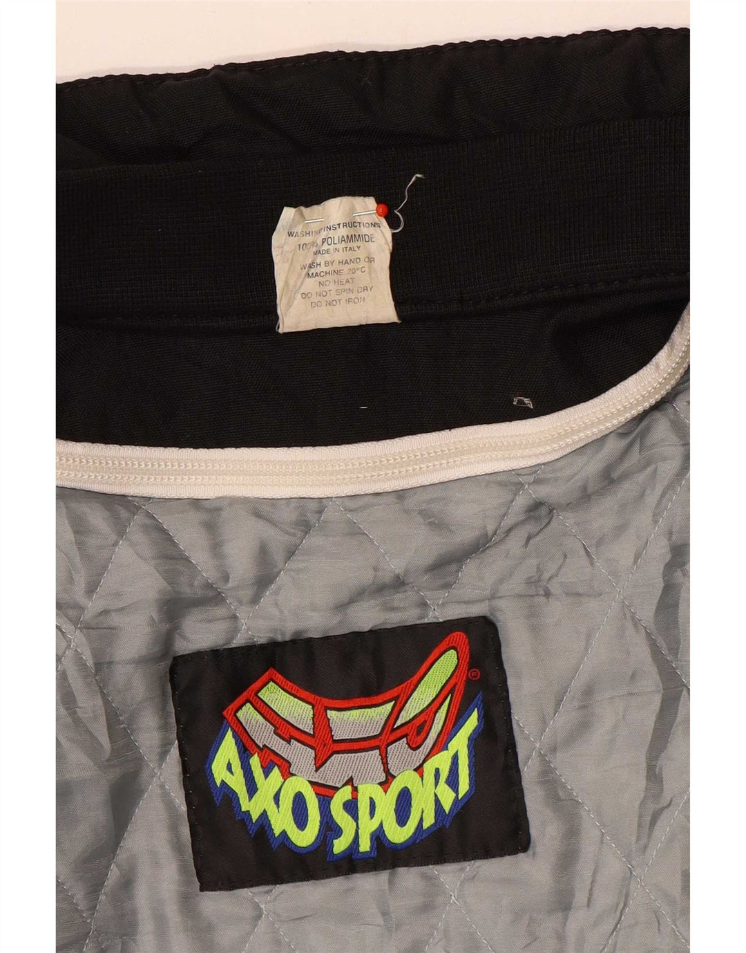 AXO Herre Graphic Racer Jacket UK 42 XL Sort Polyamid
