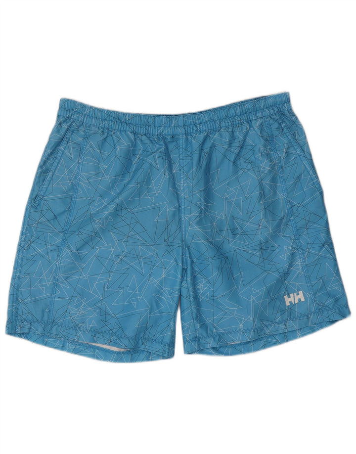 Helly Hansen Herre badeshorts XL Blå Geometrisk Polyester