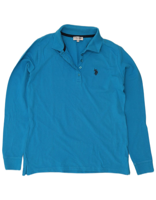 U.S. Polo Assn. Langærmet skjorte til kvinder UK 10 Small Blue
