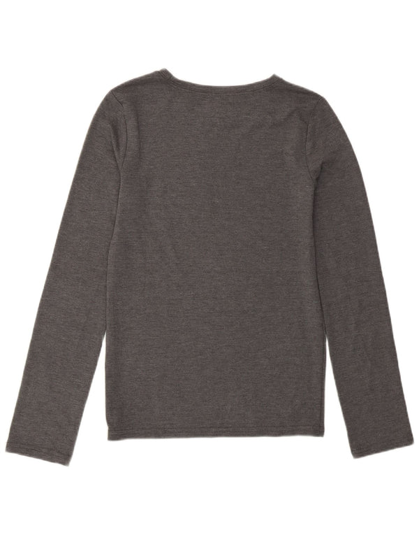 Russell Athletic Girls Top Langærmet 14-15 år XL Grå Polyester Moderne