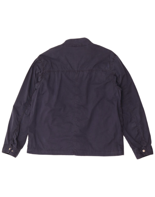Superdry Bomberjakke til mænd UK 42 XL marineblå bomuld