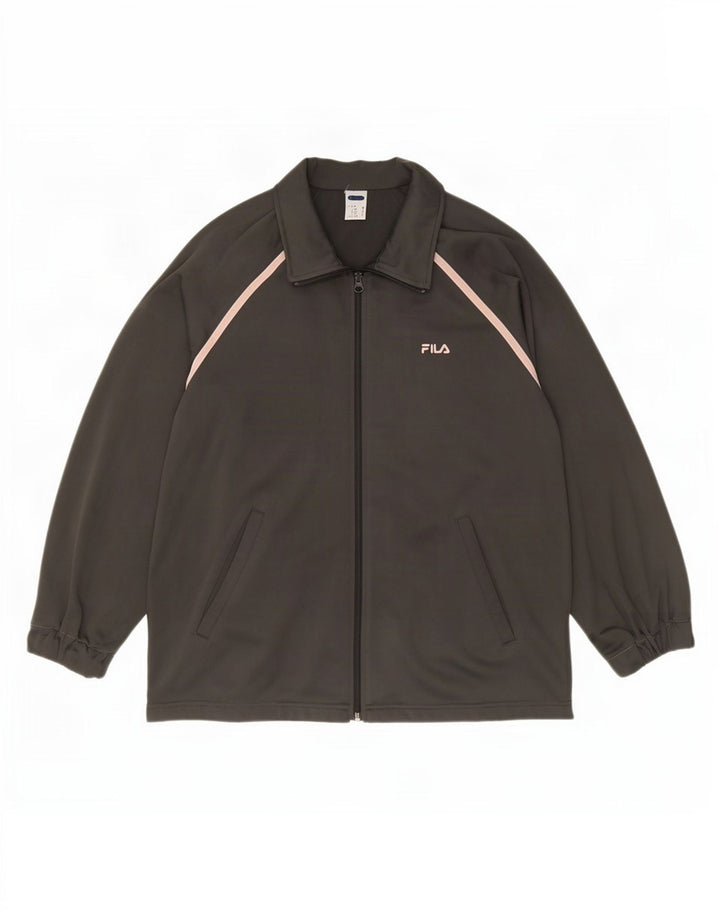Fila Træningsdragt til mænd Topjakke Medium Grå Polyester