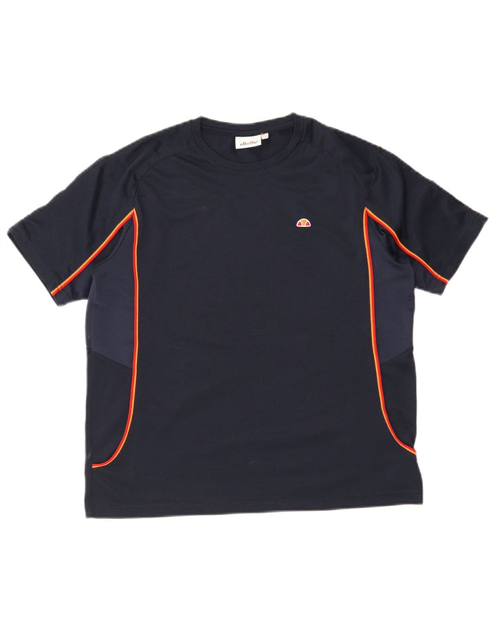 Ellesse Boys T-Shirt Top 13-14 År Marineblå