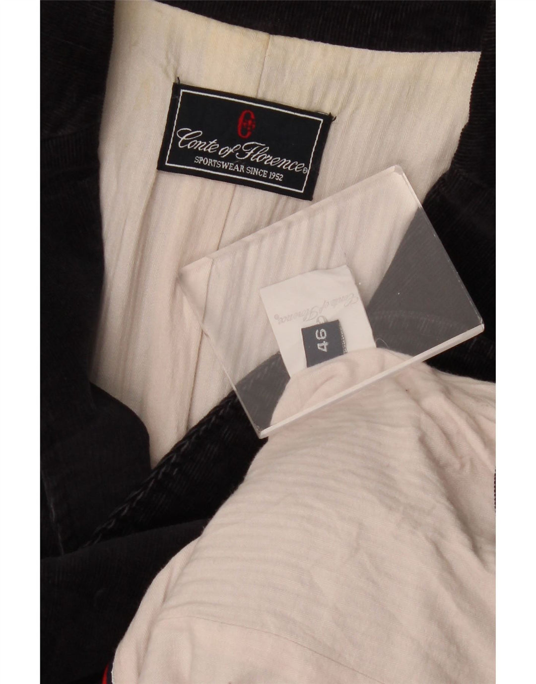 CONTE OF FLORENCE Dame 2-knaps blazerjakke IT 46 Stor marineblå