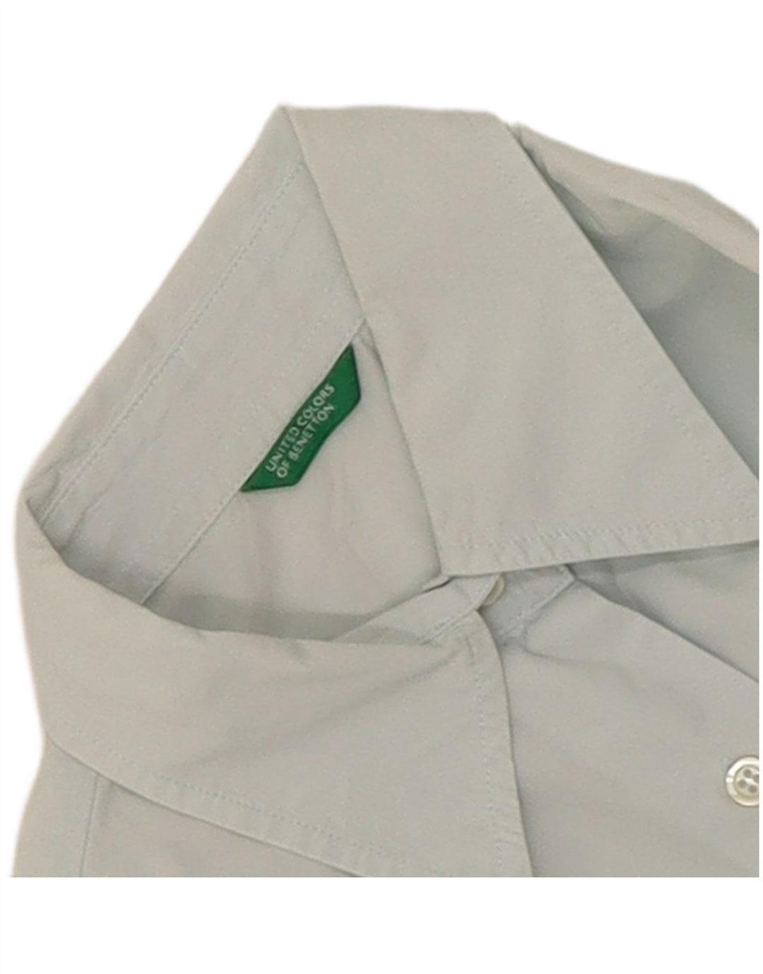 Benetton Dameskjorte UK 12 Medium Blue