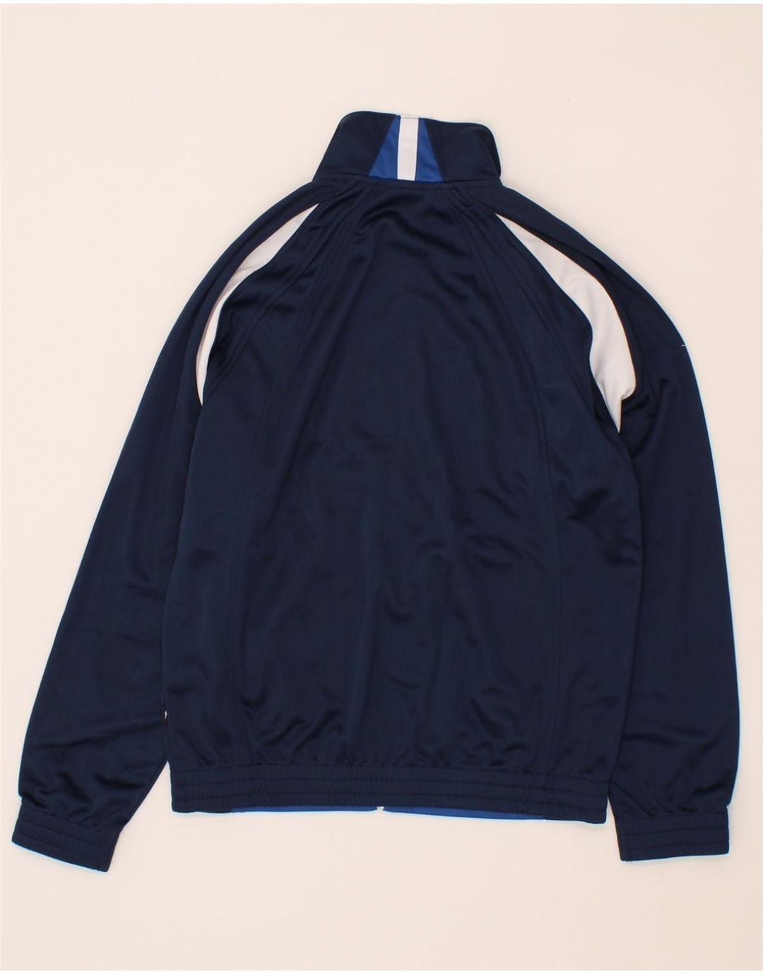 DIADORA Boys Tracksuit Top Jacket 12-13 Years Navy Blue Colourblock Vintage Diadora and Second-Hand Diadora from Messina Hembry 