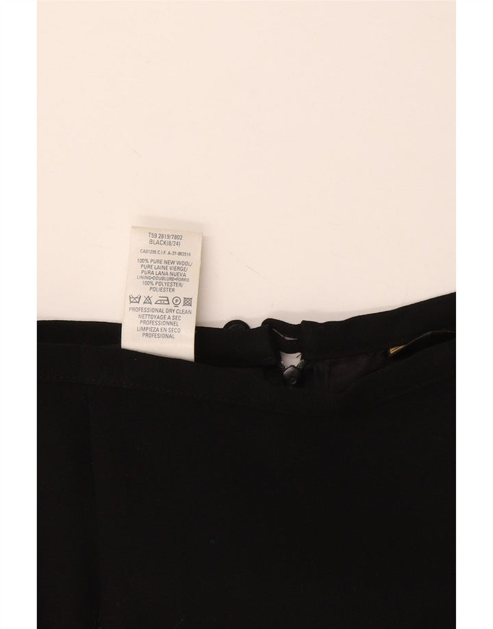 Marks & Spencer Dame St. Michael Pencil Skirt UK 8 Small W26 Black