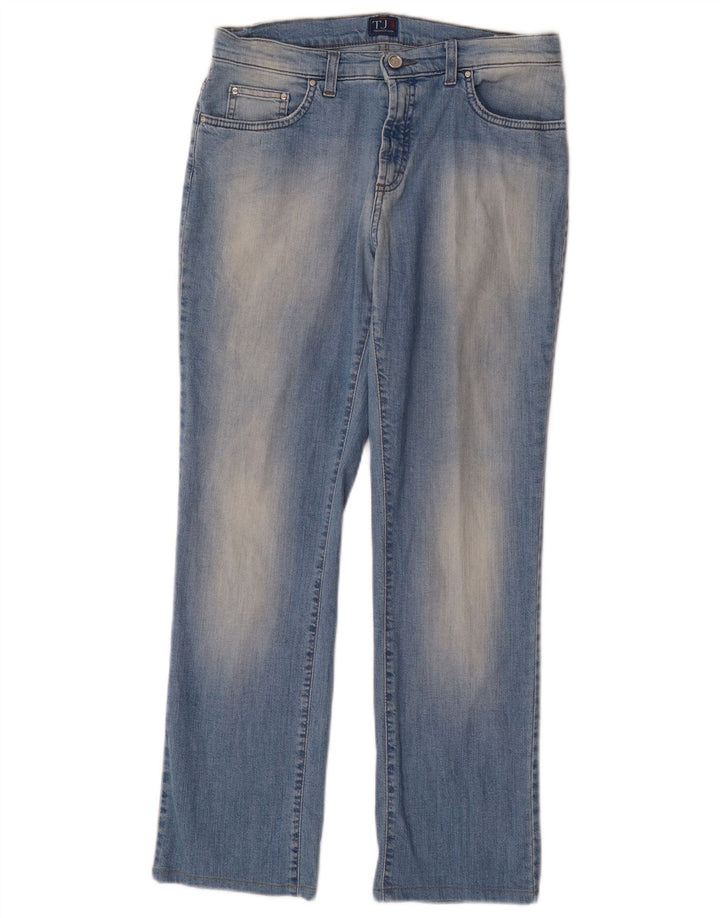 TRUSSARDI JEANS Mens Straight Jeans W29 L28 Blue Cotton