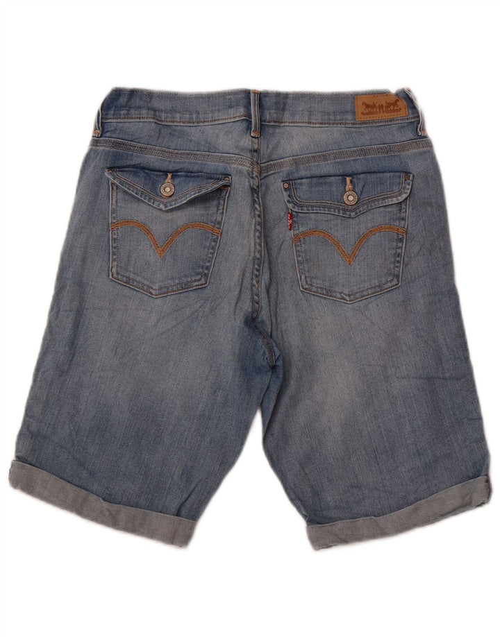 Levi's denimshorts til kvinder US 6 Medium W28 blå bomuld