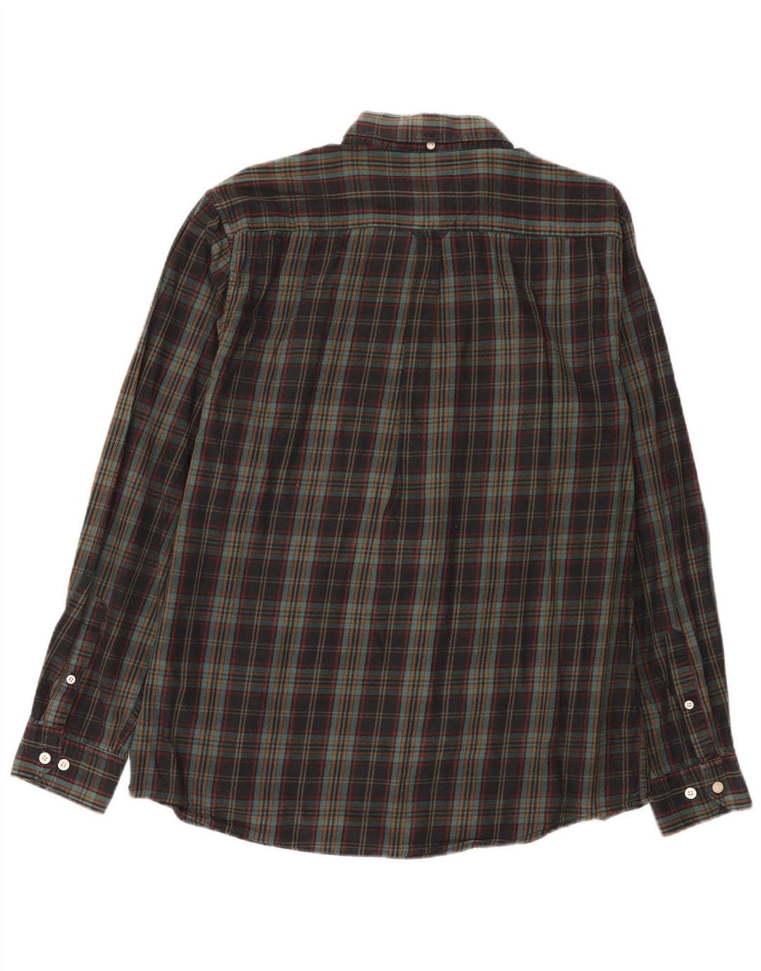 Gant Herre Regular Fit Flanellskjorte Størrelse 42/43 17 2XL Flerfarvet Ternet