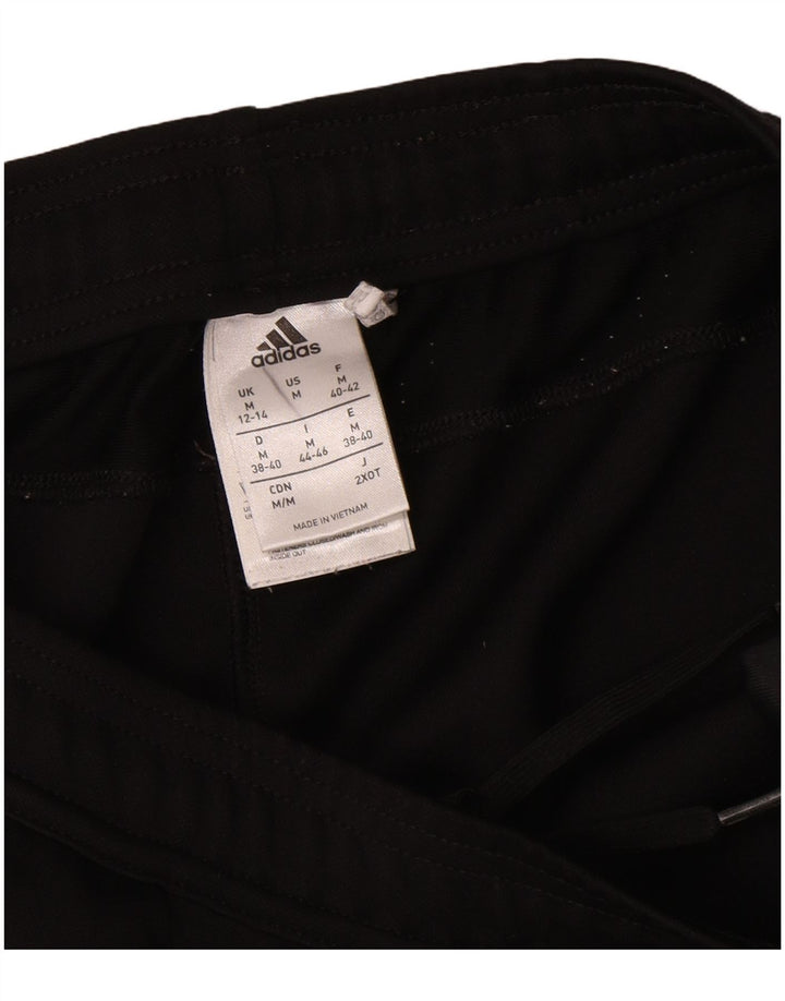 Adidas Træningsdragtsbukser til kvinder UK 12/14 Medium Sort Polyester