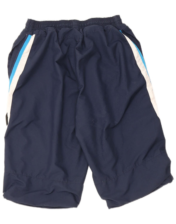 NIKE Sportshorts til mænd Medium Marineblå Colourblock Polyester