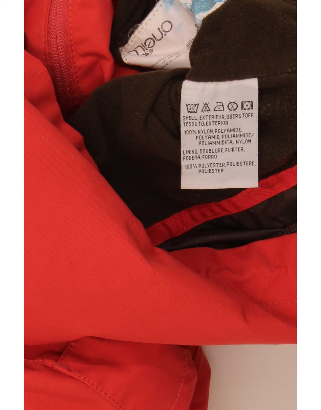 O'Neill Dame Windbreaker Jacket UK 10 Lille Rød Nylon