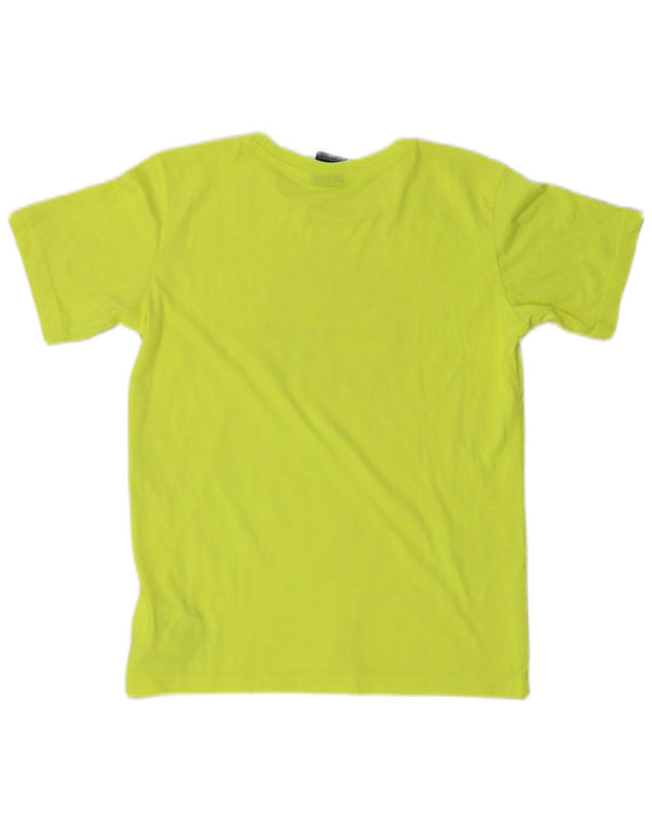 Champion Boys Grafisk T-Shirt Top 13-14 år XL Grøn Bomuld