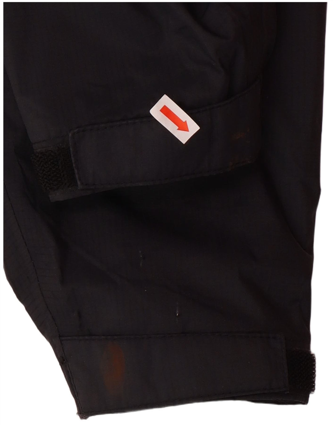 THE NORTH FACE Dame Hyvent Regnjakke med hætte UK 14 Medium Sort Nylon