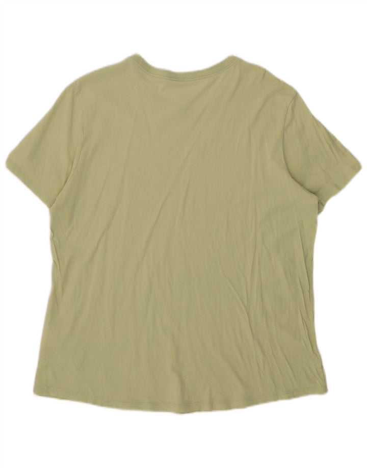 Nike grafisk T-shirt top til mænd, stor grøn bomuld