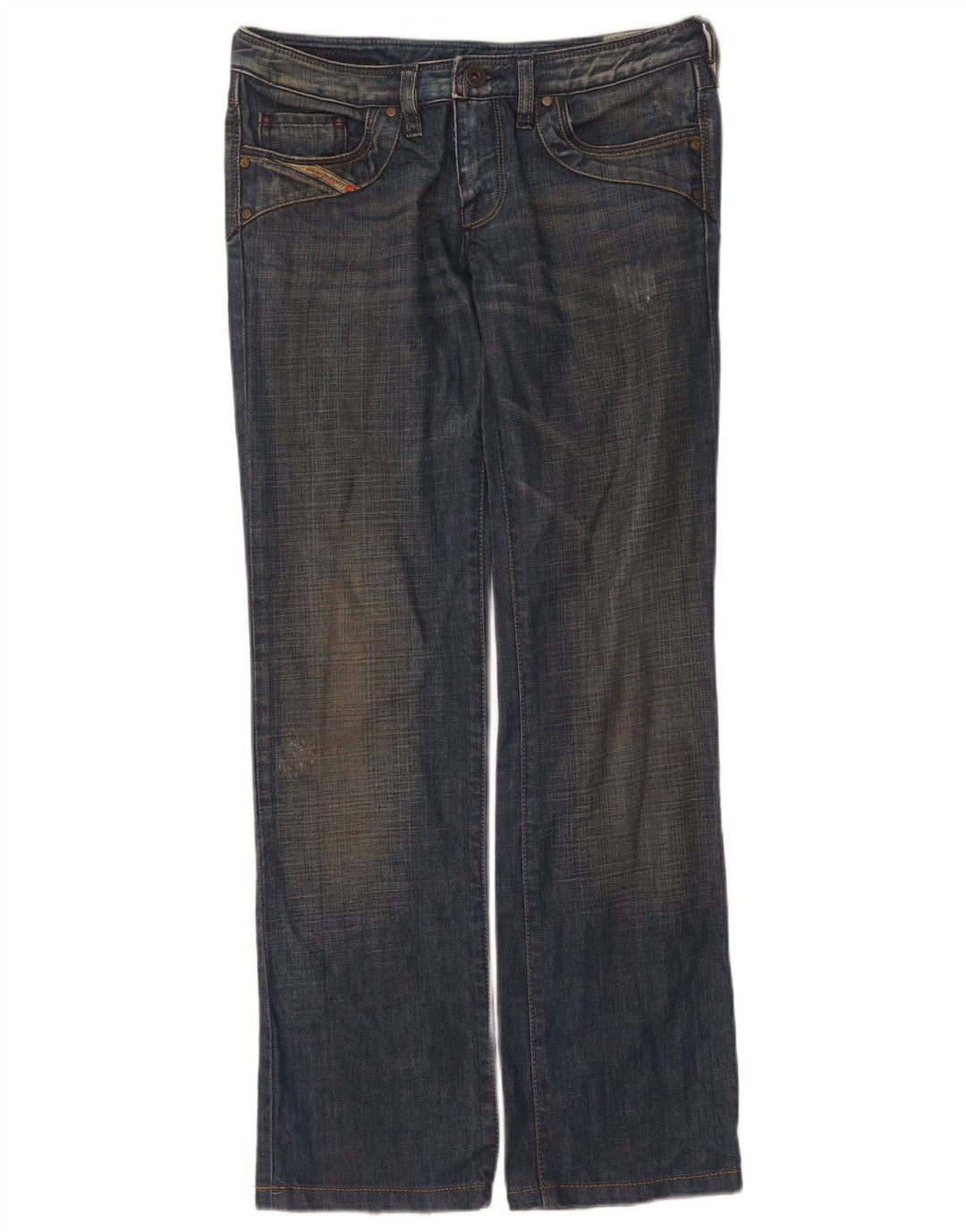 Diesel Dame Kycut Straight Jeans W27 L30 Blå