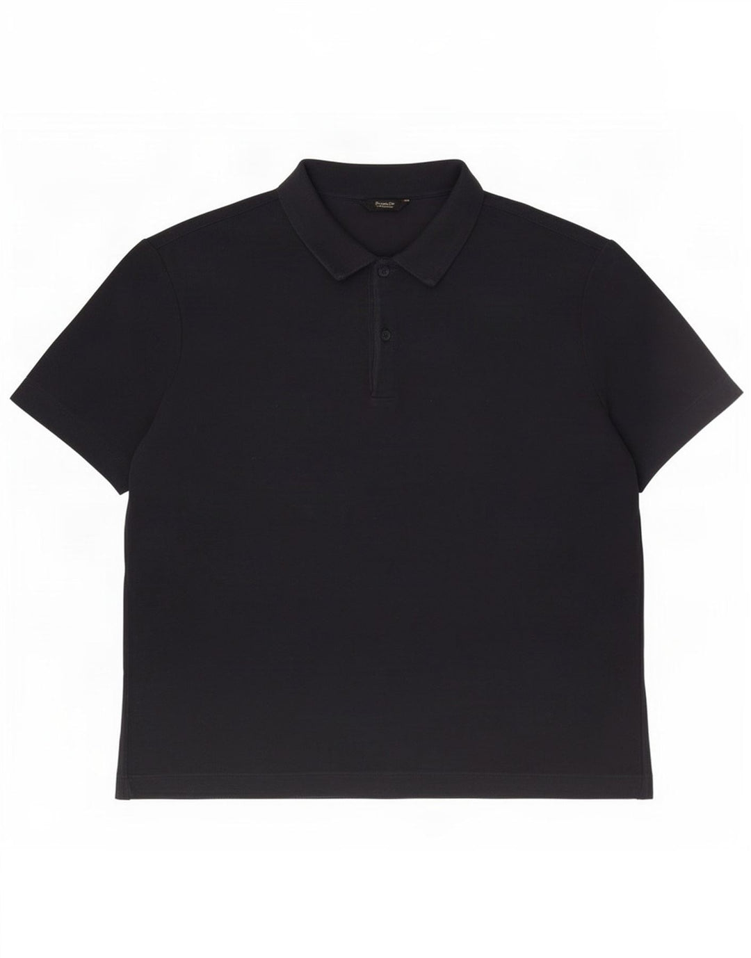 Massimo Dutti herre polo shirt XL marineblå bomuld