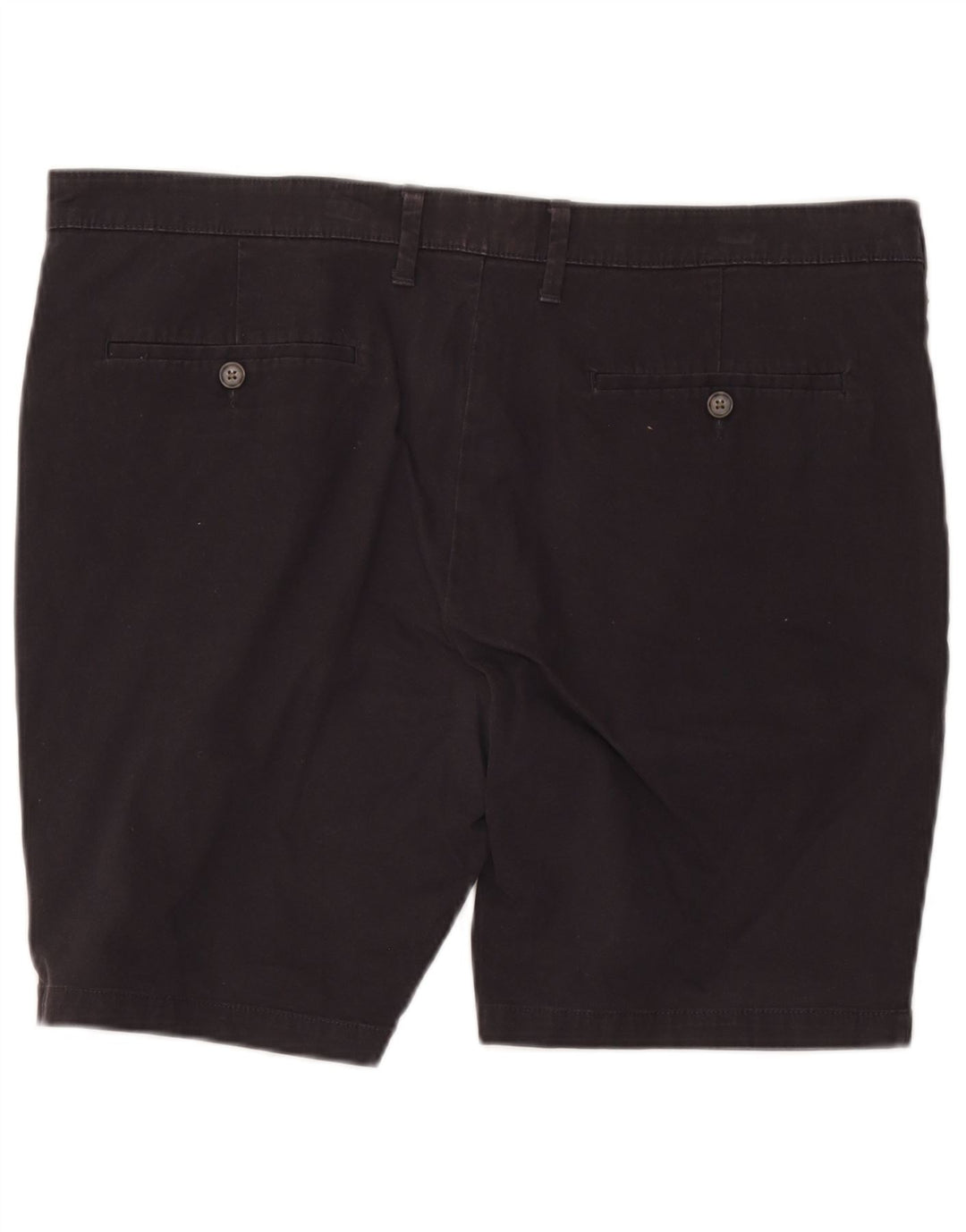 Marks & Spencer Herre Chino Shorts W40 XL Sort Bomuld