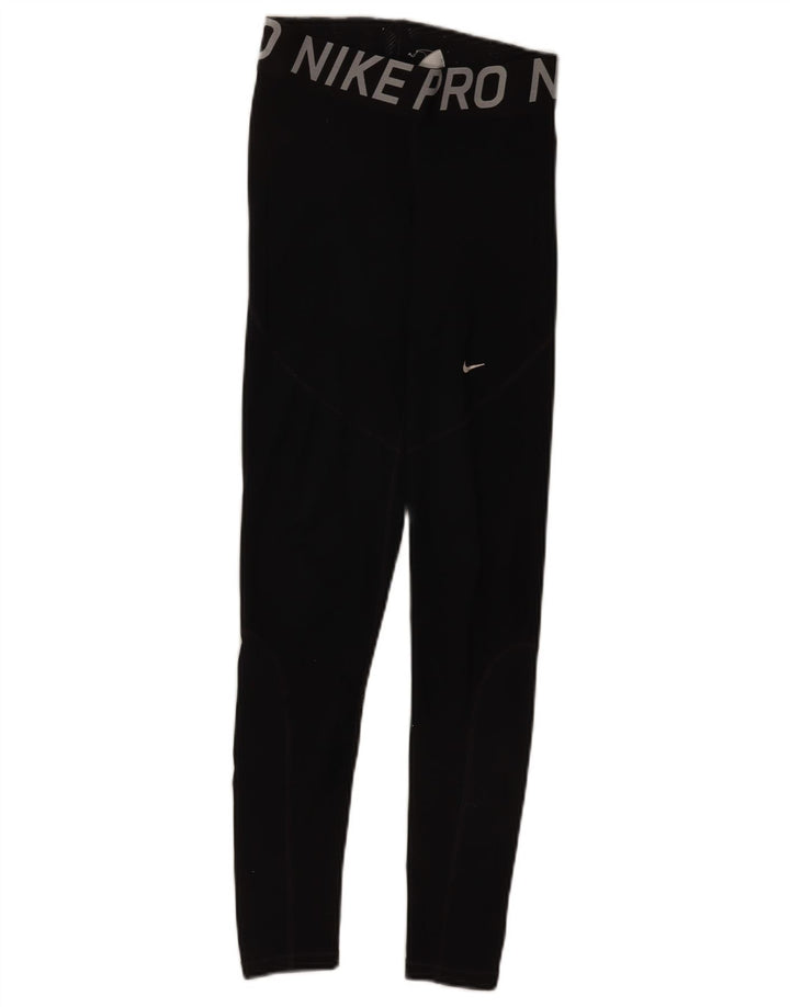 Nike leggings til kvinder, lille sort polyester