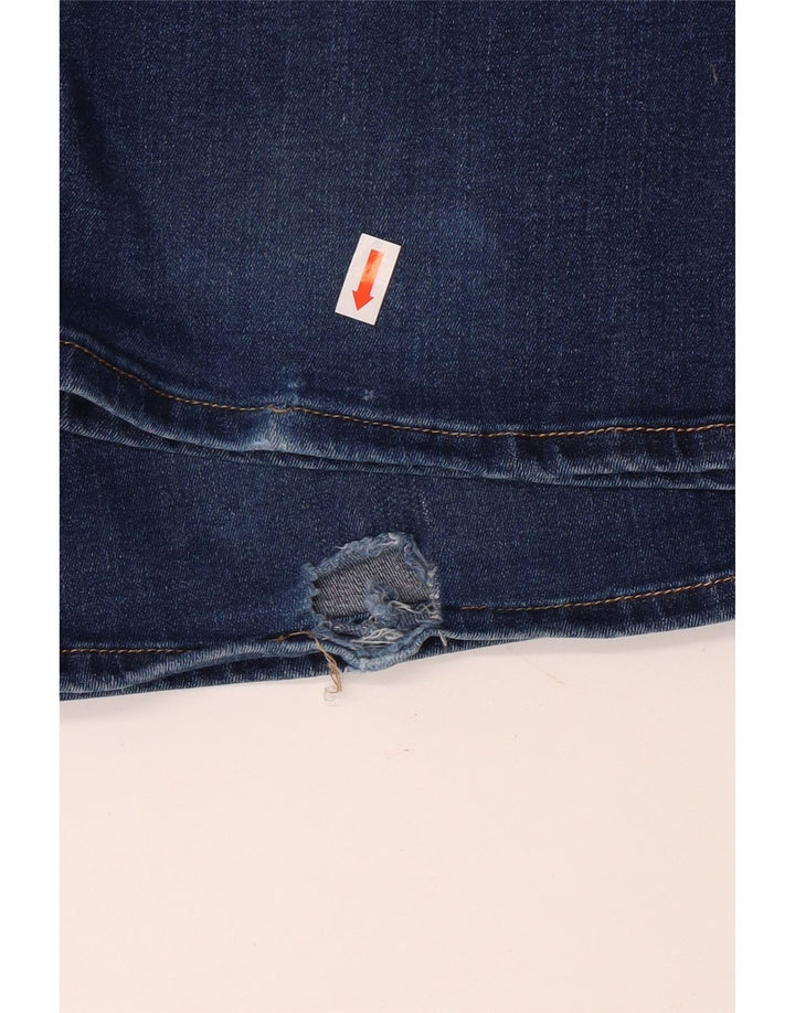 7 TIL ALLE MENNESKER Dame Flared Jeans W26 L35 Blå Bomuld