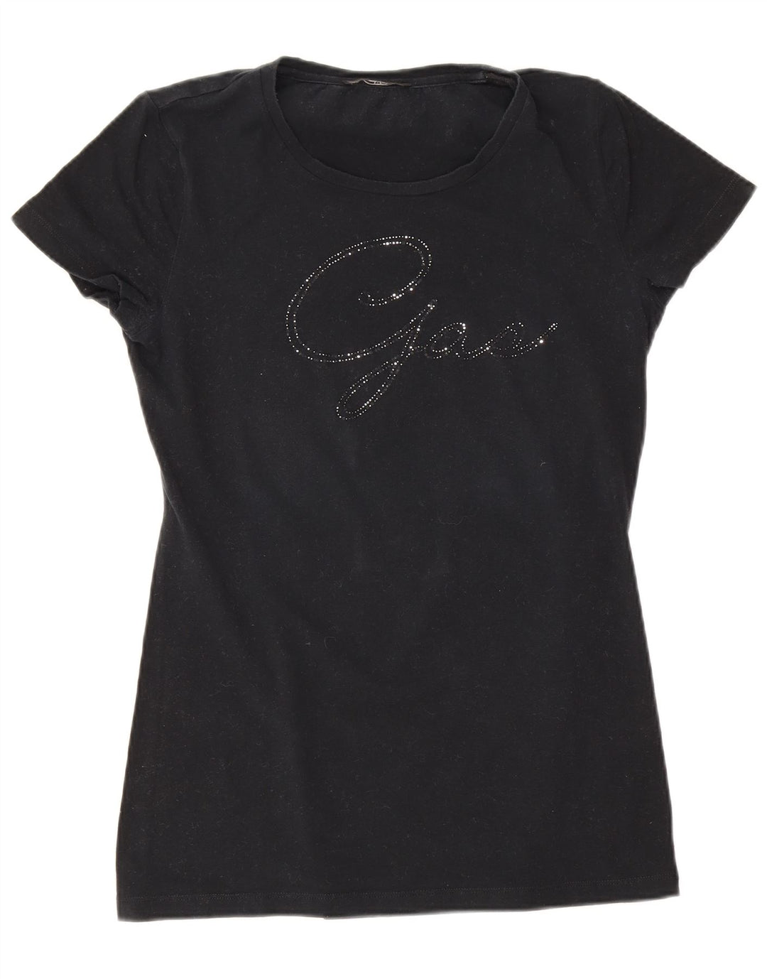 Gas Graphic T-Shirt Top UK 8 Small Black