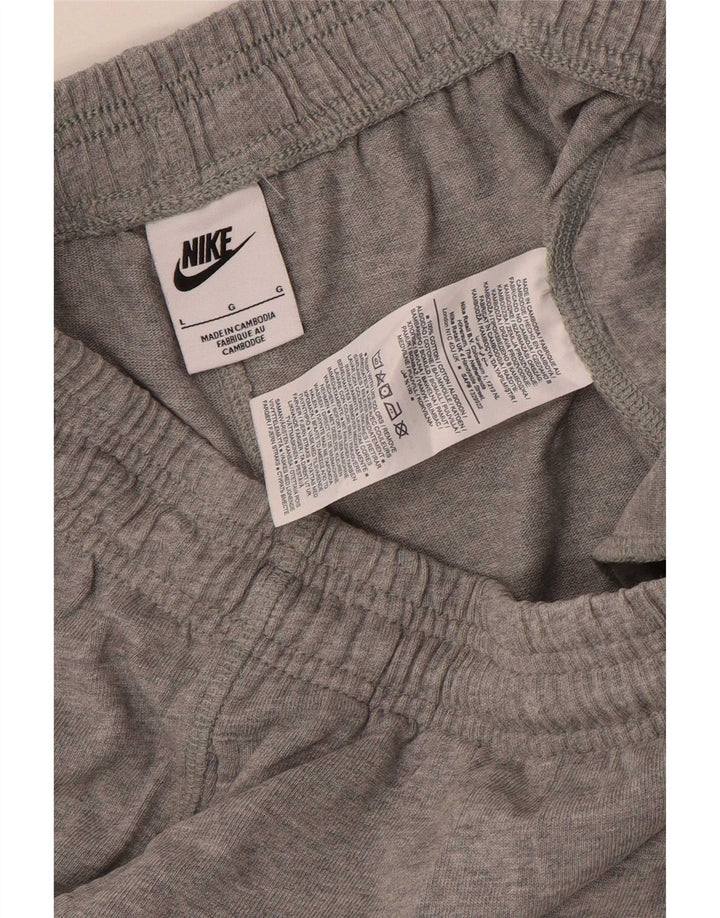 Nike Træningsdragtsbukser til mænd, store, grå flækkede bomuld