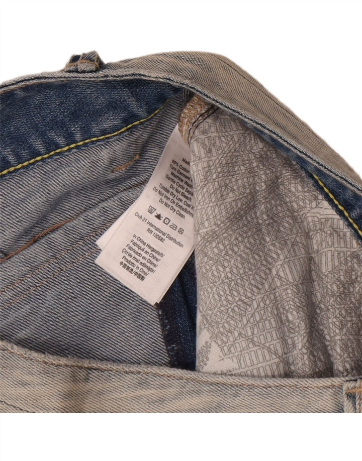 Dkny Dame Denim Shorts US 6 Medium W32 Blå Bomuld