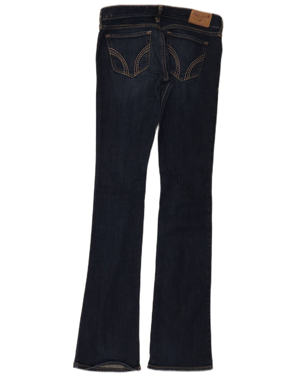 Hollister Dame Flared Jeans US 4 XS W24 L33 Marineblå Bomuld