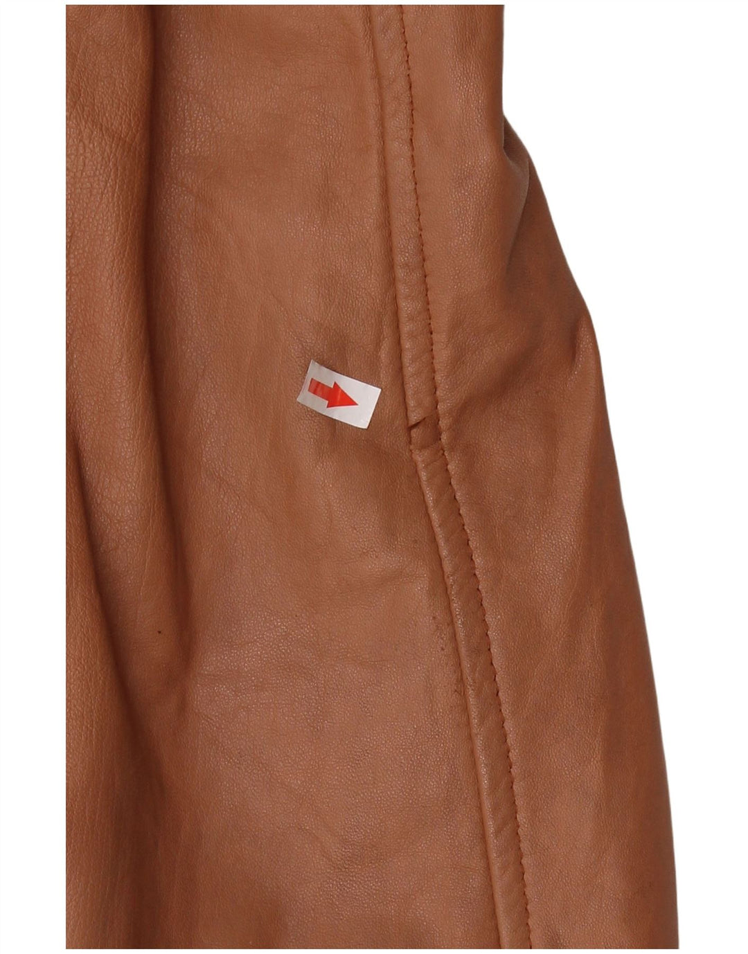 Vintage Dame Oversized Shearling Jacket UK 16 Large Brown