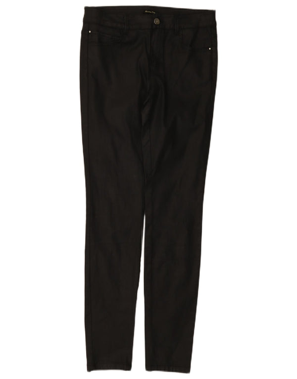 Massimo Dutti Voksede Skinny Casual Bukser til kvinder EU 38 Small W28 L30 Sort