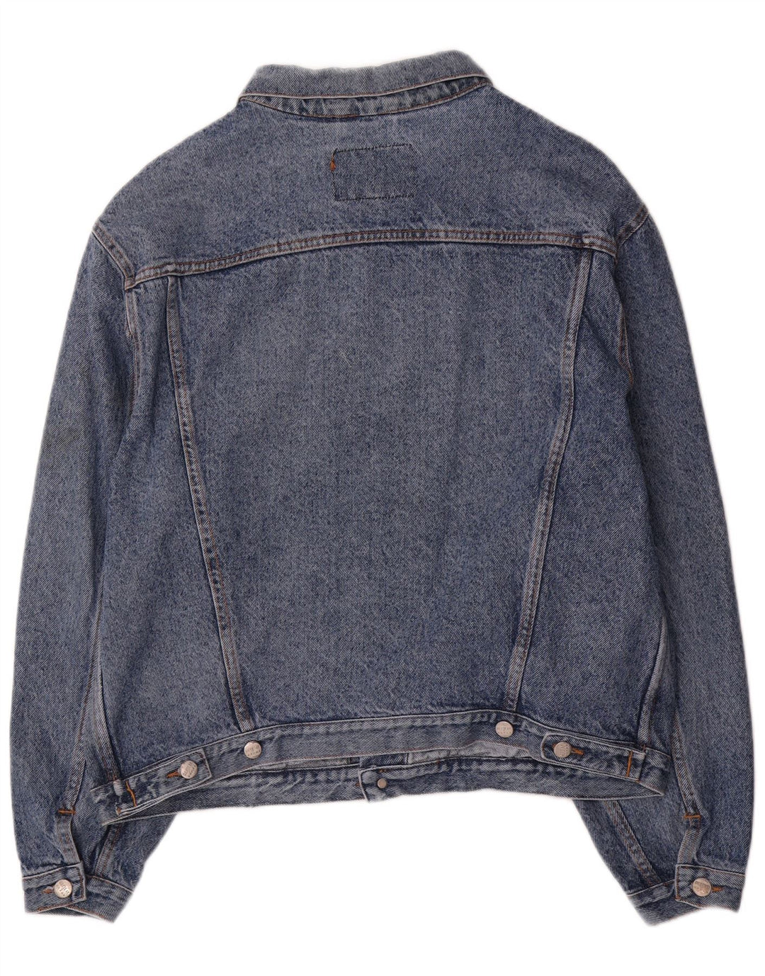 Vintage denimjakke til mænd UK 42 XL blå bomuld