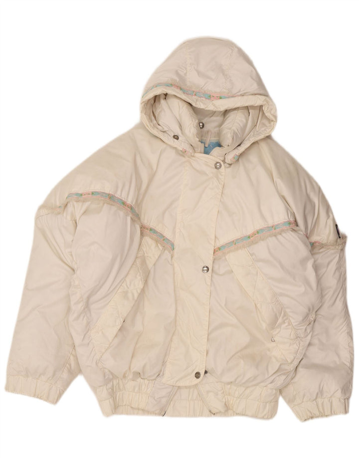 Millet Dame Hætte Oversized Polstret Jakke EU 40 Medium Hvid Polyamid