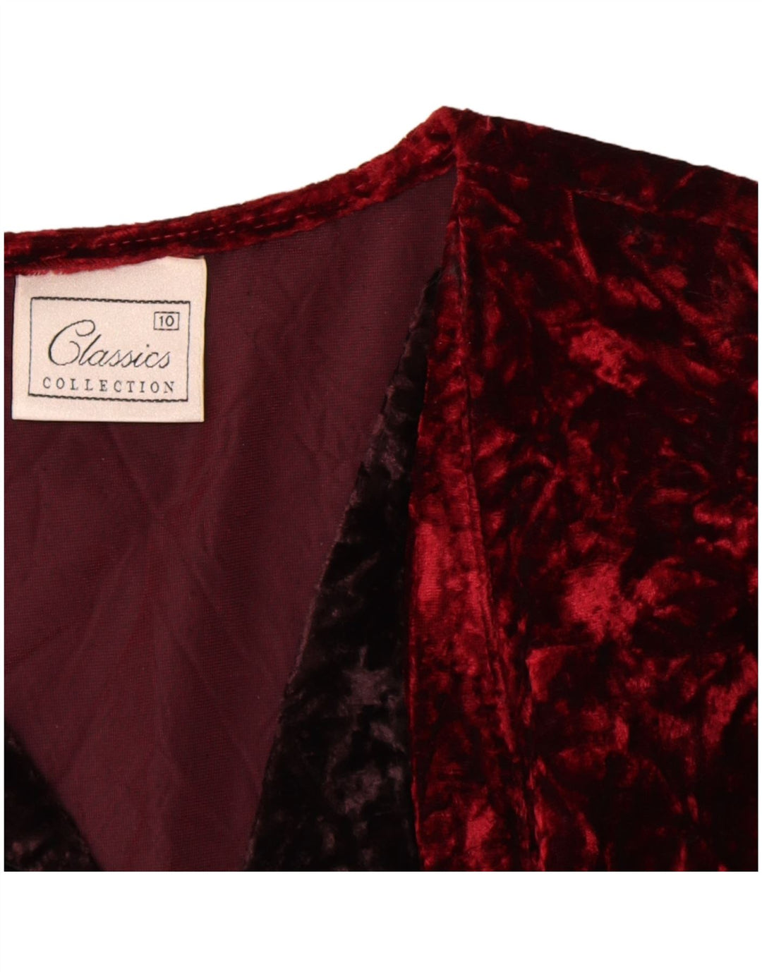 Classics Dame Loose Fit Blazer Jacket UK 10 Small Burgundy